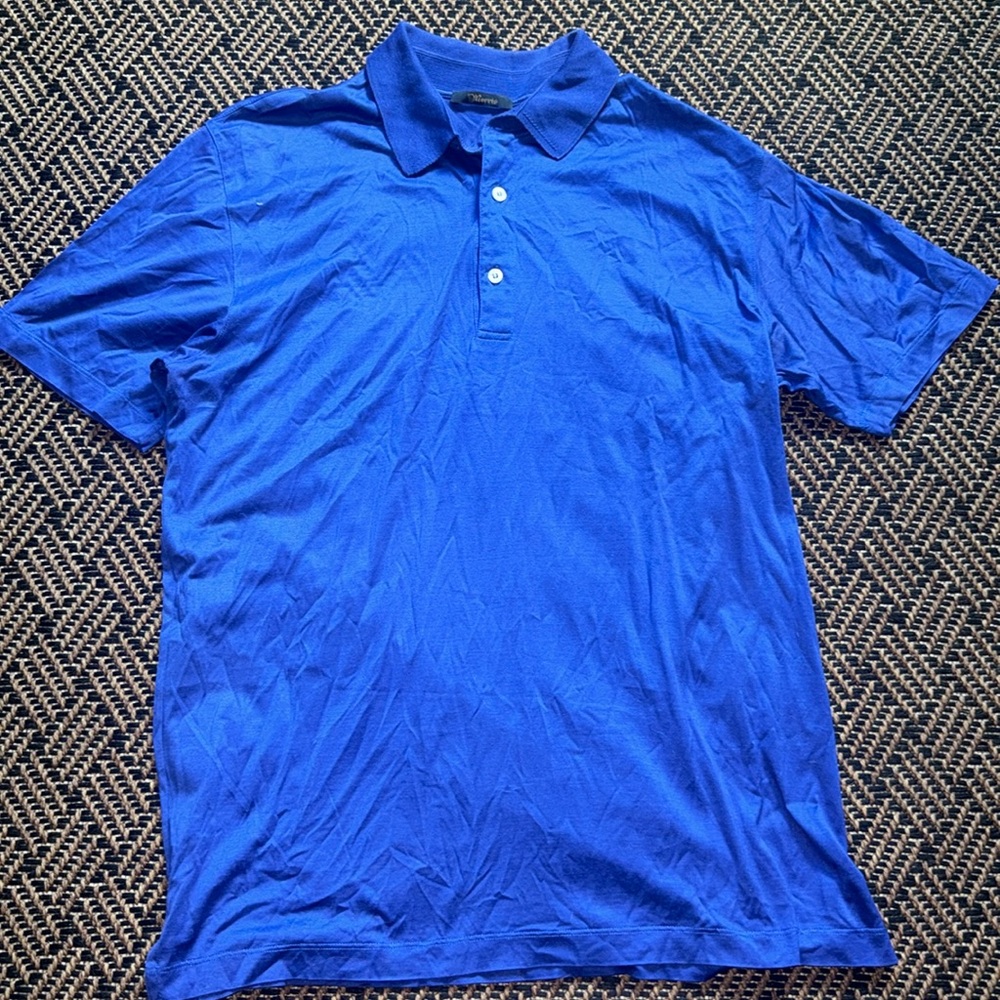 Morris blue casual shirt